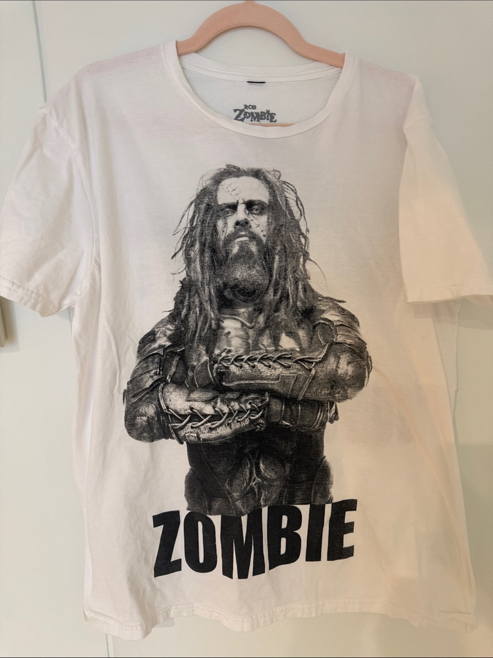 White Rob Zombie Graphic Short Sleeve Tee